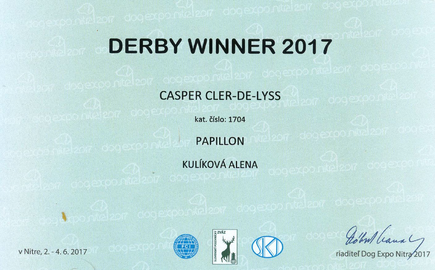 Derby Winner 2017